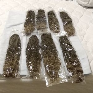 Prebraided Hair Extensions 8 Packages